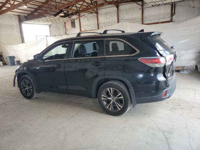 5TDJKRFHXGS259750 - 2016 TOYOTA HIGHLANDER XLE Schwarz Foto 2
