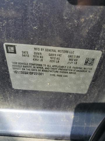 1G11B5SA1DF291301 - 2013 CHEVROLET MALIBU LS BLUE photo 12