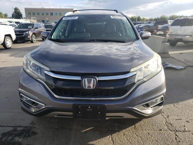 5J6RM4H96GL064469 - 2016 HONDA CR-V TOURING GRAY photo 5