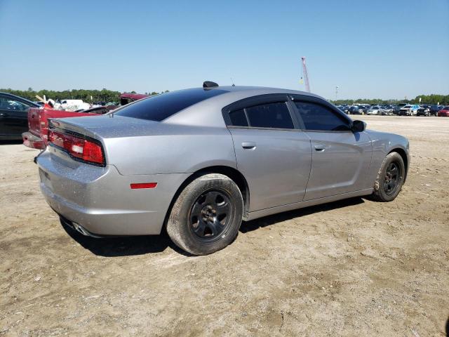 2C3CDXAT1DH570971 - 2013 DODGE CHARGER POLICE GRAY photo 3