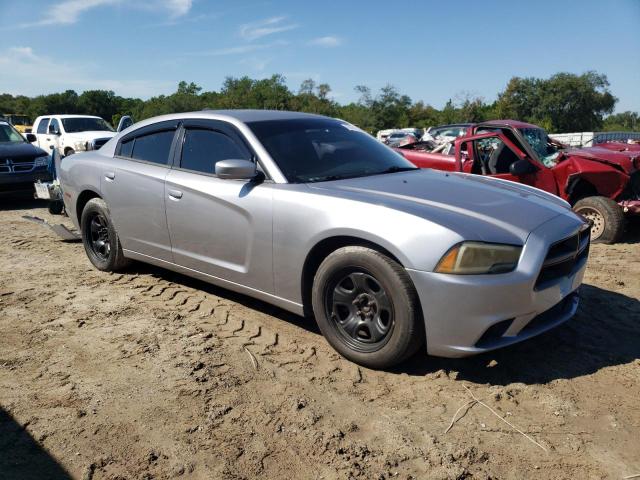 2C3CDXAT1DH570971 - 2013 DODGE CHARGER POLICE GRAY photo 4