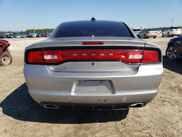 2C3CDXAT1DH570971 - 2013 DODGE CHARGER POLICE GRAY photo 6