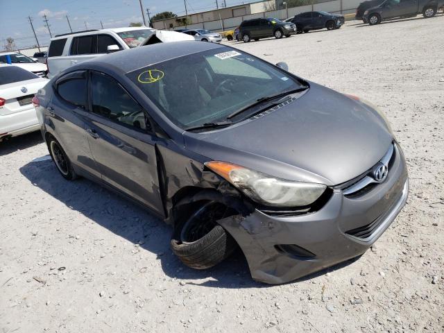 5NPDH4AE8CH074740 - 2012 HYUNDAI ELANTRA GLS GRAY photo 4