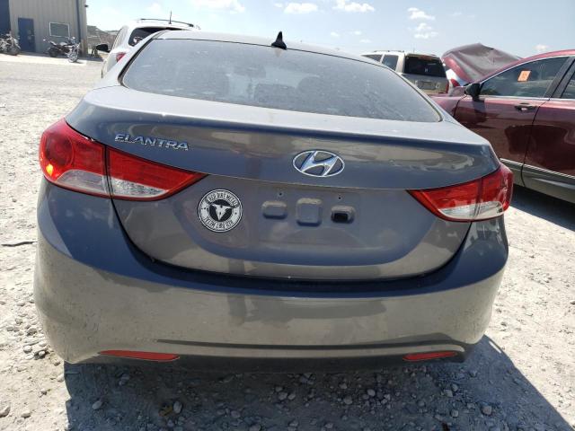 5NPDH4AE8CH074740 - 2012 HYUNDAI ELANTRA GLS GRAY photo 6