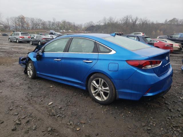 5NPE34AF9JH622771 - 2018 HYUNDAI SONATA SPORT BLUE photo 2