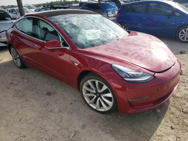 5YJ3E1EB7KF406599 - 2019 TESLA MODEL 3 RED photo 4