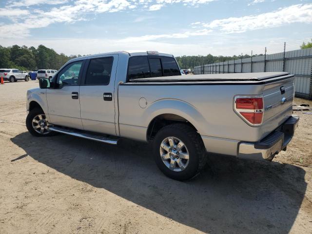 1FTFW1CTXDKG43082 - 2013 FORD F150 SUPERCREW GRAY photo 2