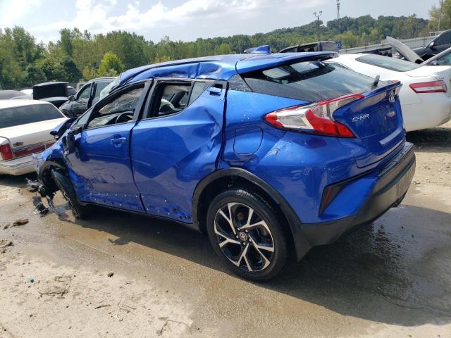 NMTKHMBX8MR130113 - 2021 TOYOTA C-HR XLE BLUE photo 2