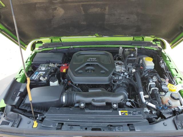 1C4HJXDN0KW670114 - 2019 JEEP WRANGLER UNLIMITED SPORT მწვანე ფოტო 12