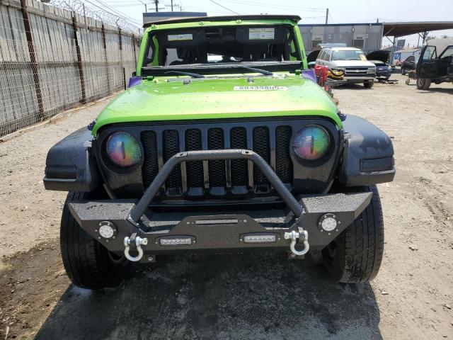 1C4HJXDN0KW670114 - 2019 JEEP WRANGLER UNLIMITED SPORT მწვანე ფოტო 5