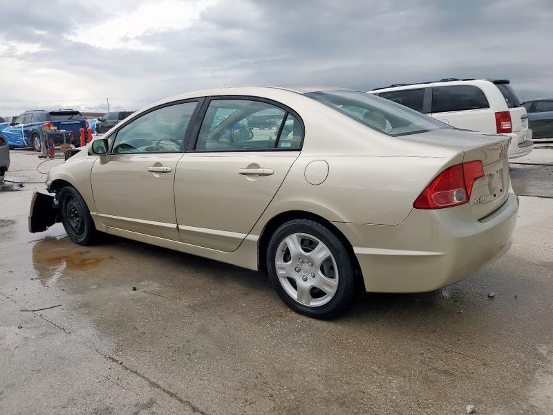 1HGFA16508L117007 - 2008 HONDA CIVIC LX TAN photo 2
