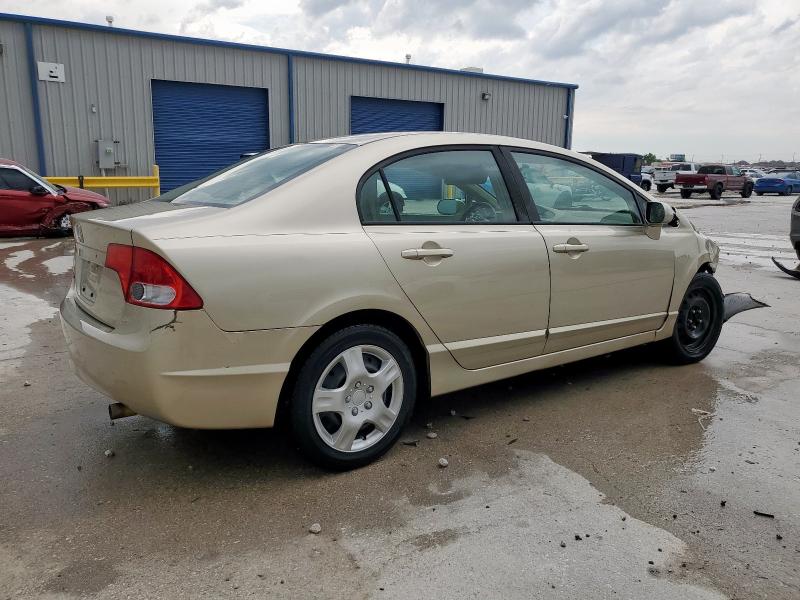 1HGFA16508L117007 - 2008 HONDA CIVIC LX TAN photo 3