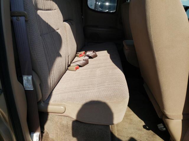 5TBRT34162S254856 - 2002 TOYOTA TUNDRA ACCESS CAB ოქროსფერი ფოტო 10