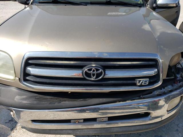 5TBRT34162S254856 - 2002 TOYOTA TUNDRA ACCESS CAB ოქროსფერი ფოტო 11