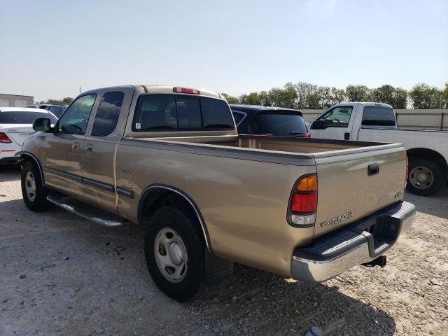 5TBRT34162S254856 - 2002 TOYOTA TUNDRA ACCESS CAB ოქროსფერი ფოტო 2