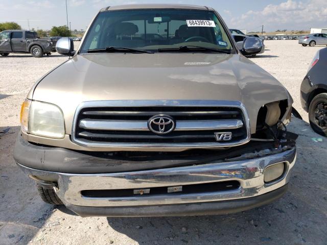 5TBRT34162S254856 - 2002 TOYOTA TUNDRA ACCESS CAB GOLD photo 5