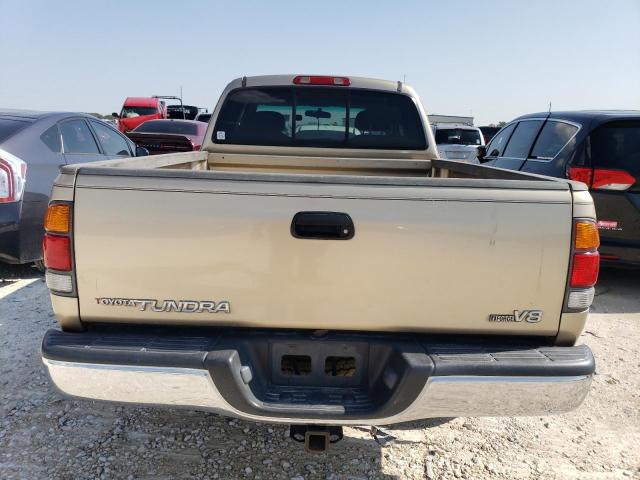 5TBRT34162S254856 - 2002 TOYOTA TUNDRA ACCESS CAB ოქროსფერი ფოტო 6