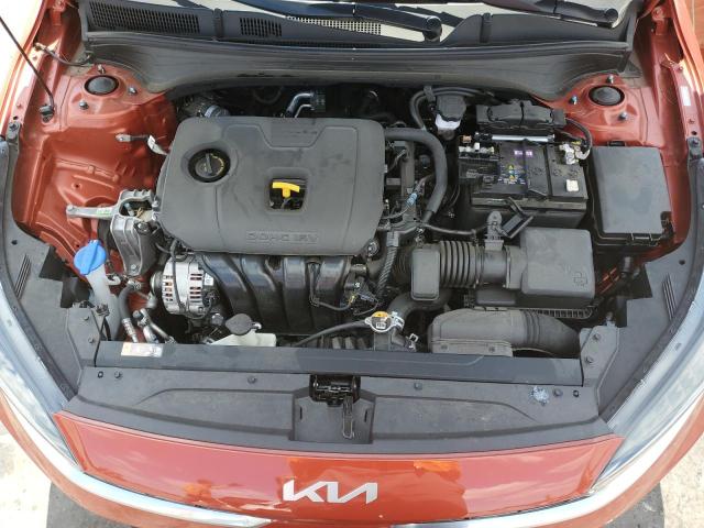 3KPF54AD2NE489374 - 2022 KIA FORTE GT LINE ORANGE photo 11