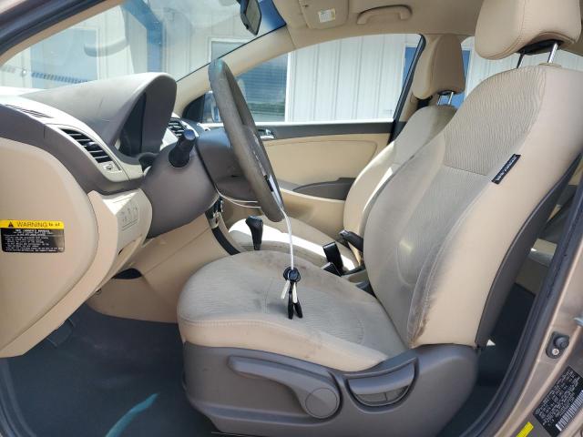 KMHCU4AE3CU035899 - 2012 HYUNDAI ACCENT GLS თაფლისფერი ფოტო 7