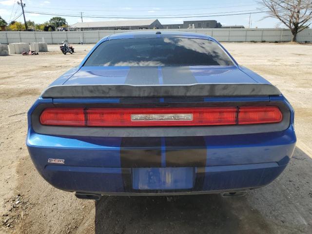 2C3CDYAG7CH259360 - 2012 DODGE CHALLENGER SXT BLUE photo 6