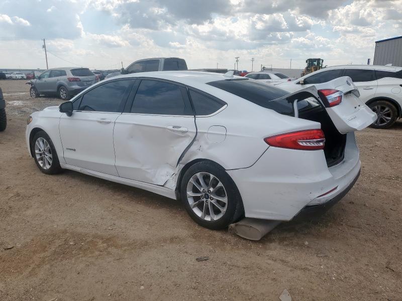 3FA6P0LU0KR225287 - 2019 FORD FUSION SE 白色 照片 2
