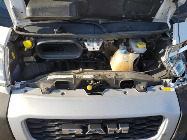 3C6LRVDG1ME530182 - 2021 RAM PROMASTER 2500 HIGH თეთრი ფოტო 12