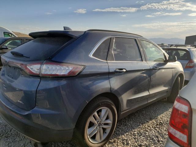 2FMPK3J85JBB04641 - 2018 FORD EDGE SEL ლურჯი ფოტო 3