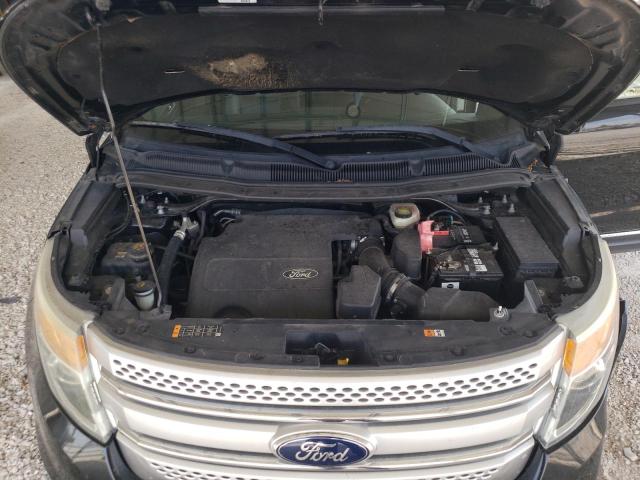 1FM5K8D86EGB75183 - 2014 FORD EXPLORER XLT BLACK photo 12