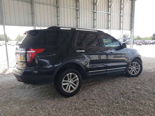 1FM5K8D86EGB75183 - 2014 FORD EXPLORER XLT BLACK photo 3