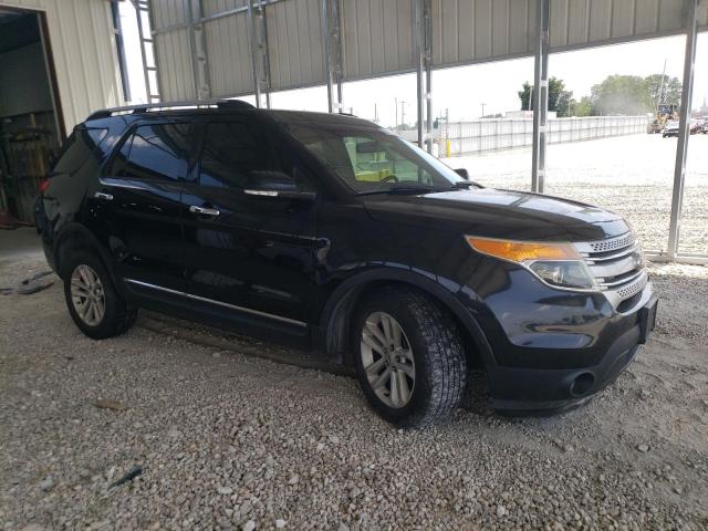 1FM5K8D86EGB75183 - 2014 FORD EXPLORER XLT BLACK photo 4
