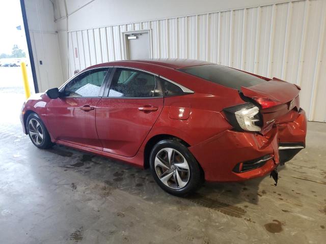 19XFC2F61LE005549 - 2020 HONDA CIVIC LX BURGUNDY photo 2