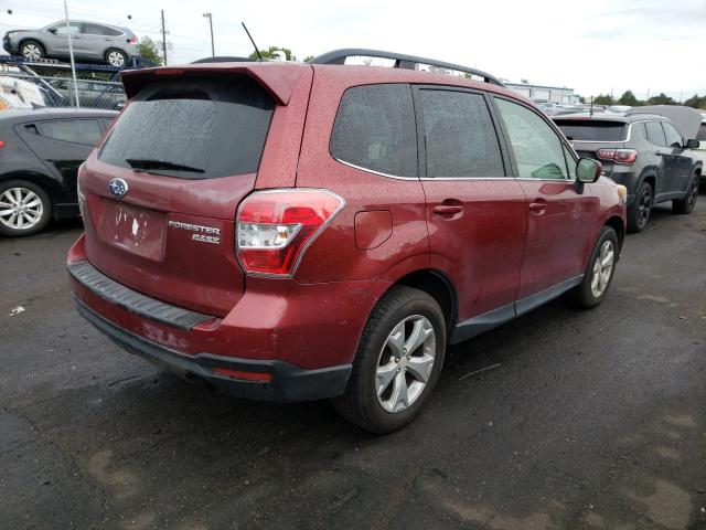 JF2SJAHC6EH497446 - 2014 SUBARU FORESTER 2.5I LIMITED BURGUNDY photo 3