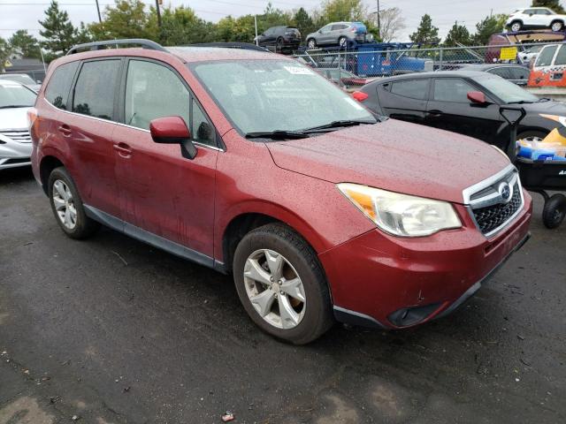 JF2SJAHC6EH497446 - 2014 SUBARU FORESTER 2.5I LIMITED BURGUNDY photo 4
