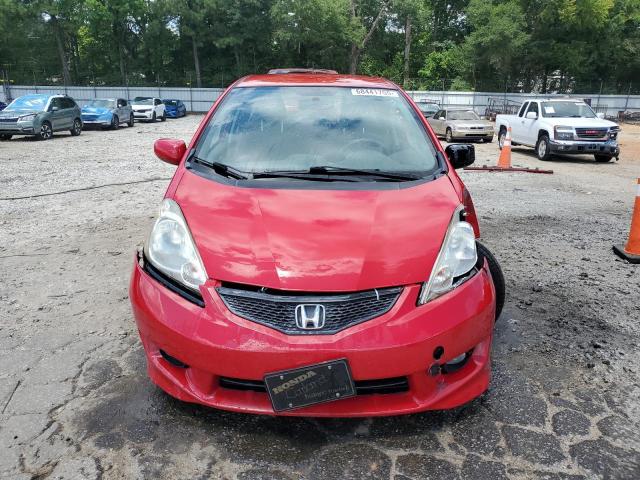 JHMGE8H46AC032469 - 2010 HONDA FIT SPORT RED photo 5