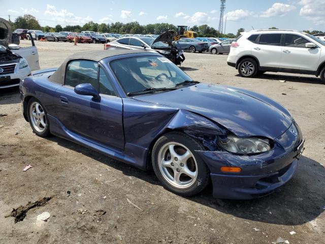 JM1NB353720222915 - 2002 MAZDA MX-5 MIATA BASE BLUE photo 4