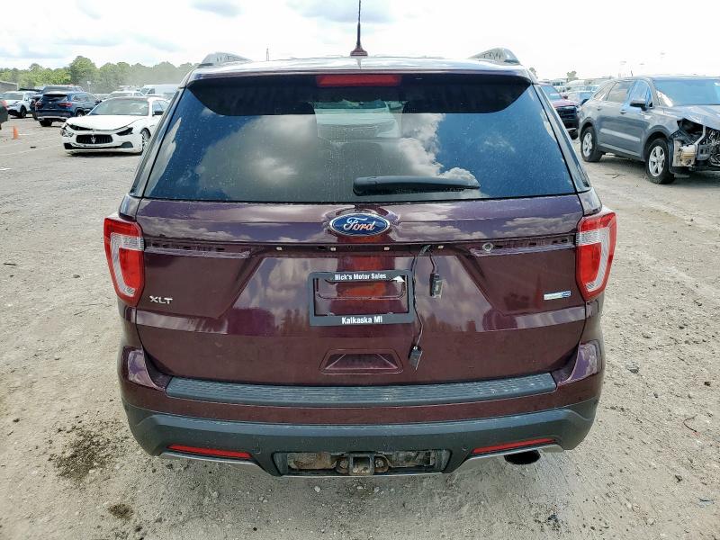 1FM5K8DH2KGB52155 - 2019 FORD EXPLORER XLT 勃艮第红 照片 6