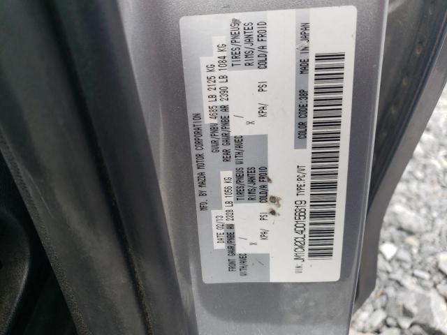 JM1CW2CL4D0156819 - 2013 MAZDA 5 GRAY photo 13