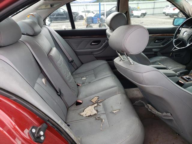 WBADN6346YGM66231 - 2000 BMW 540 I AUTOMATIC RED photo 10