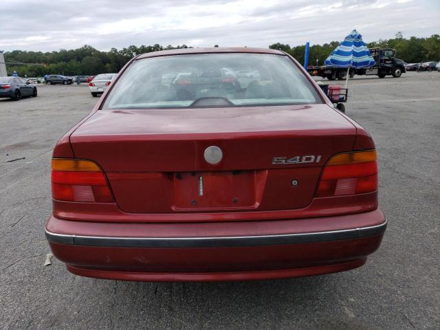 WBADN6346YGM66231 - 2000 BMW 540 I AUTOMATIC RED photo 6