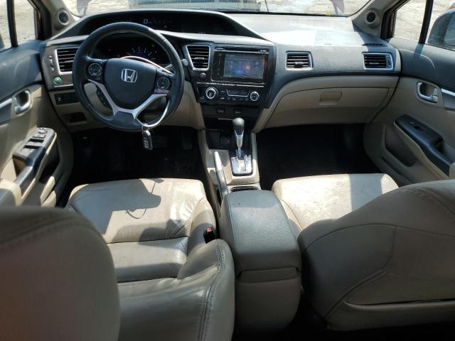 19XFB2F92FE034124 - 2015 HONDA CIVIC EXL MAROON photo 8