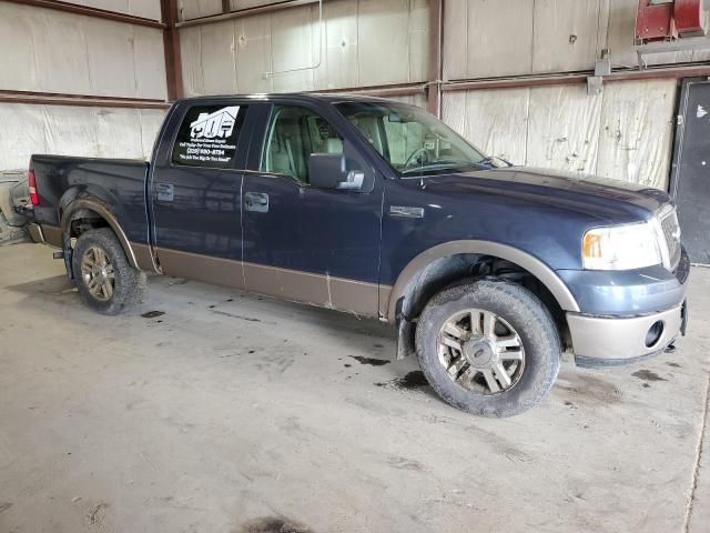 1FTPW14586KA88317 - 2006 FORD F150 SUPERCREW BLUE photo 4