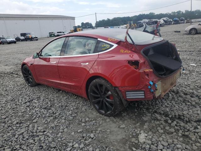 5YJ3E1EB3JF055513 - 2018 TESLA MODEL 3 Կարմիր լուսանկար 2
