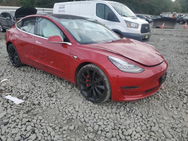 5YJ3E1EB3JF055513 - 2018 TESLA MODEL 3 Կարմիր լուսանկար 4