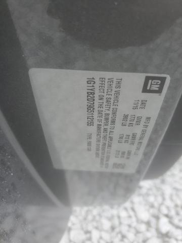 1G1YB2D79G5112155 - 2016 CHEVROLET CORVETTE STINGRAY 1LT GRAY photo 12