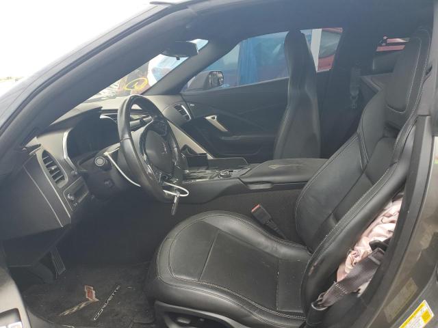 1G1YB2D79G5112155 - 2016 CHEVROLET CORVETTE STINGRAY 1LT GRAY photo 7