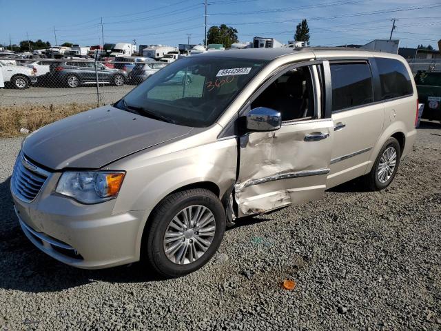 2C4RC1CG6GR264000 - 2016 CHRYSLER TOWN & COU TOURING L GOLD photo 1