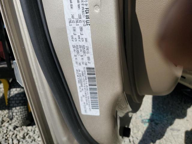 2C4RC1CG6GR264000 - 2016 CHRYSLER TOWN & COU TOURING L GOLD photo 13