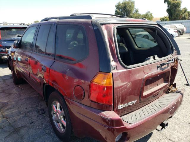 1GKDS13S042408513 - 2004 GMC ENVOY MAROON photo 2