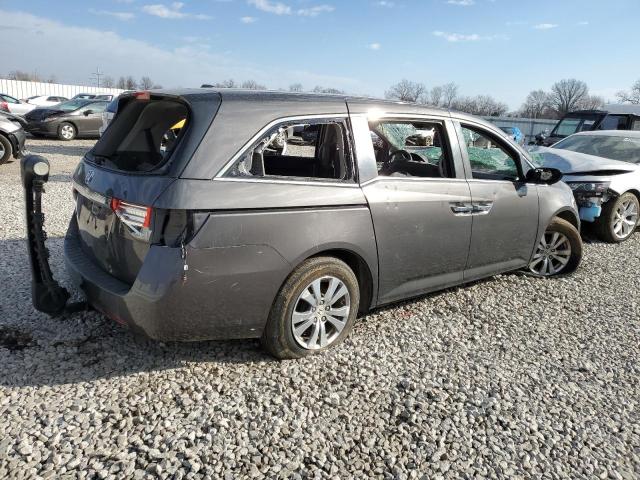 5FNRL5H65FB065201 - 2015 HONDA ODYSSEY EXL GRAY photo 3