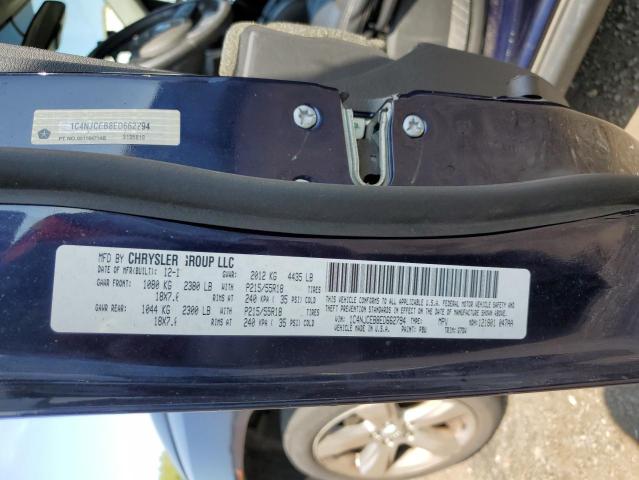 1C4NJCEB8ED662794 - 2014 JEEP COMPASS LATITUDE BLUE photo 14